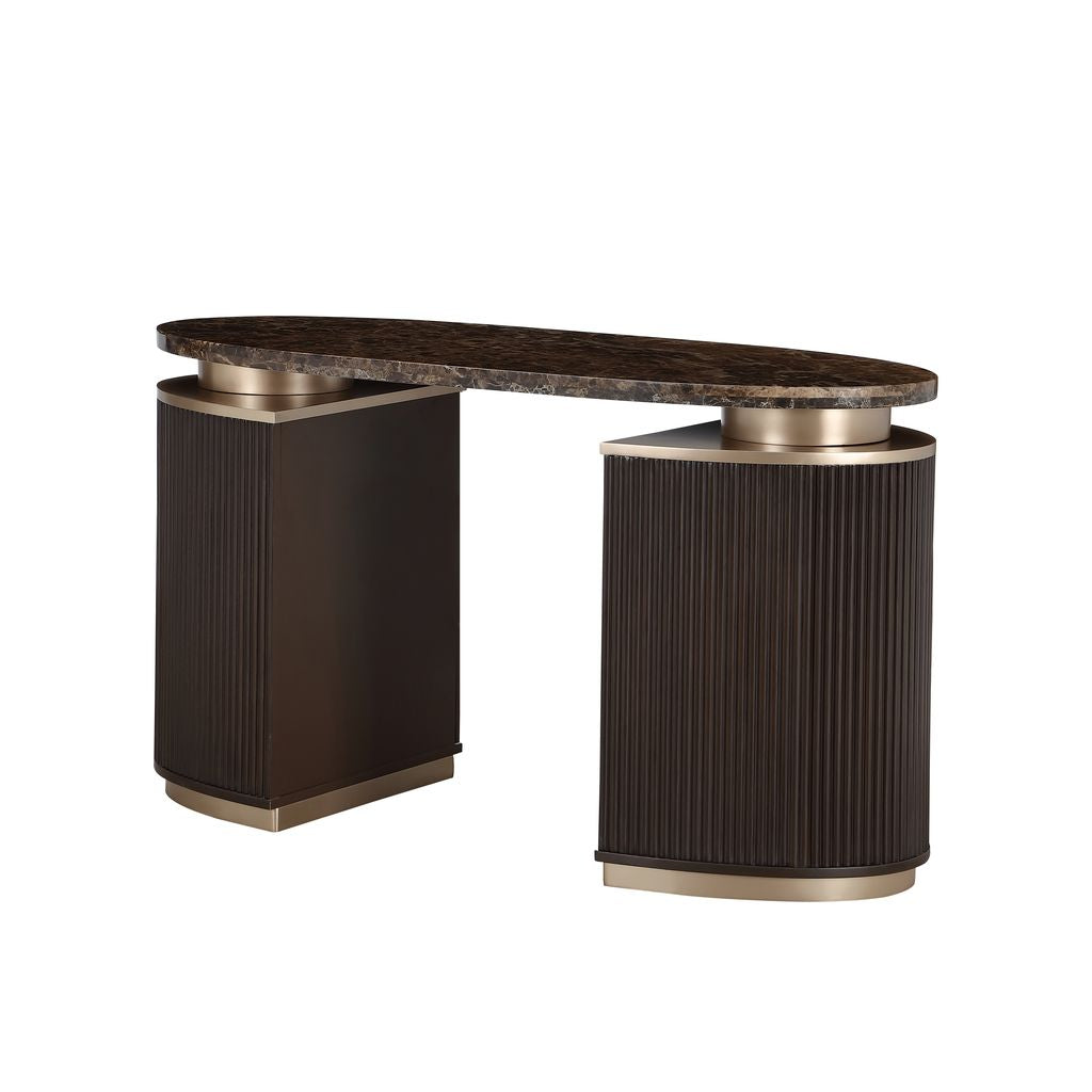 Michael Amini West Kensington Vanity - Medium Espresso