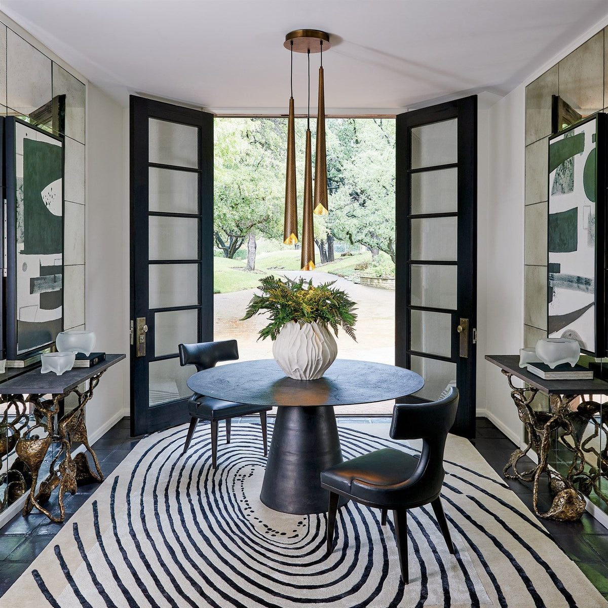 Global Views Concentric Circles Rug