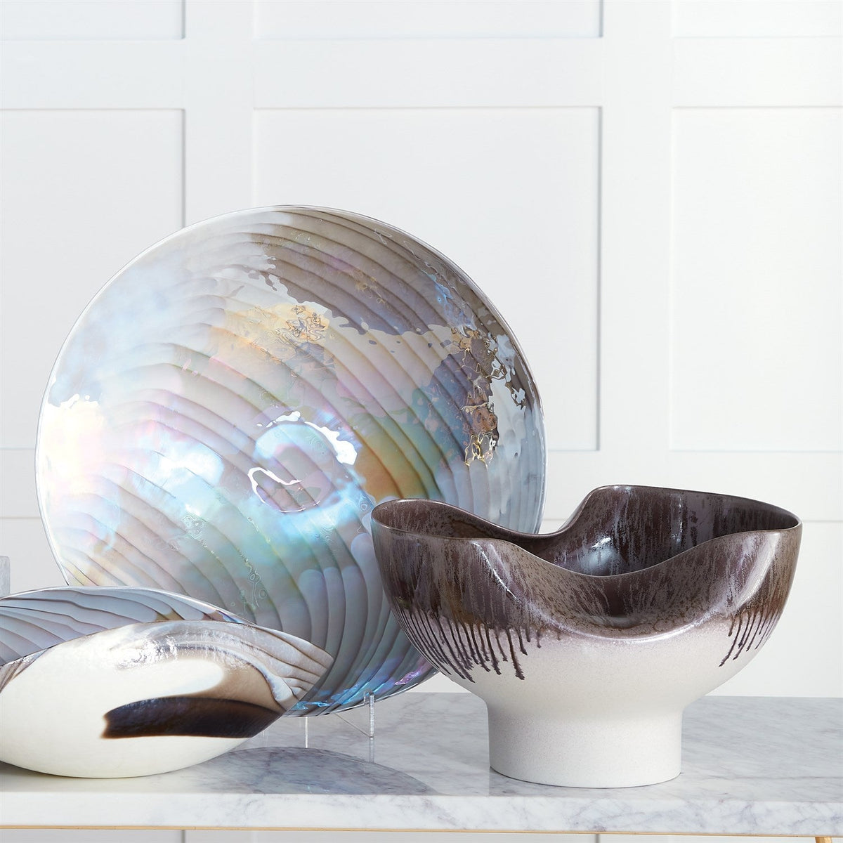 Global Views Ivory Grey/Amethyst Collection