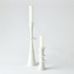 Global Views Center Flair Candle Stand - White