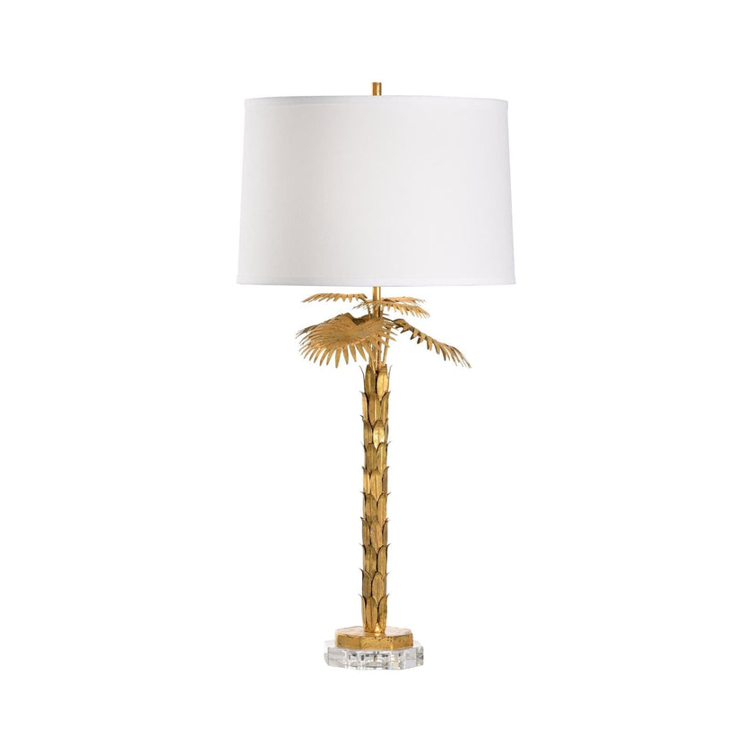 Wildwood Palm Island Gold Lamp