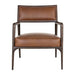 Sunpan Damien Lounge Chair - Vintage Caramel Leather