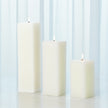 Global Views Square Pillar Candle - Unscented