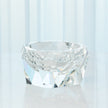 Global Views Multi Facet Crystal Bowl - Clear