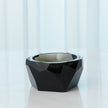 Global Views Multi Facet Crystal Bowl - Grey