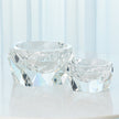 Global Views Multi Facet Crystal Bowl - Clear