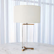 Global Views Y Table Lamp - Antique Brass