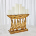 Global Views Brutalist Candelabra - Gold Leaf