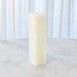 Global Views Square Pillar Candle - Unscented