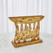 Global Views Brutalist Candelabra - Gold Leaf