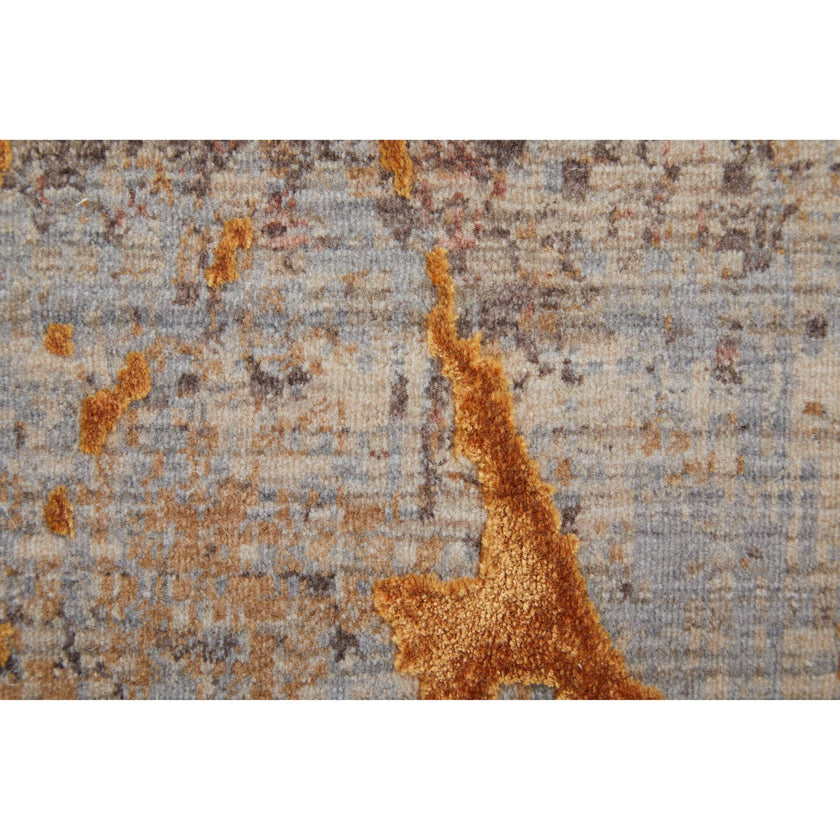 Feizy Pryor 39NEF Modern Abstract in Gold/Brown/Gray