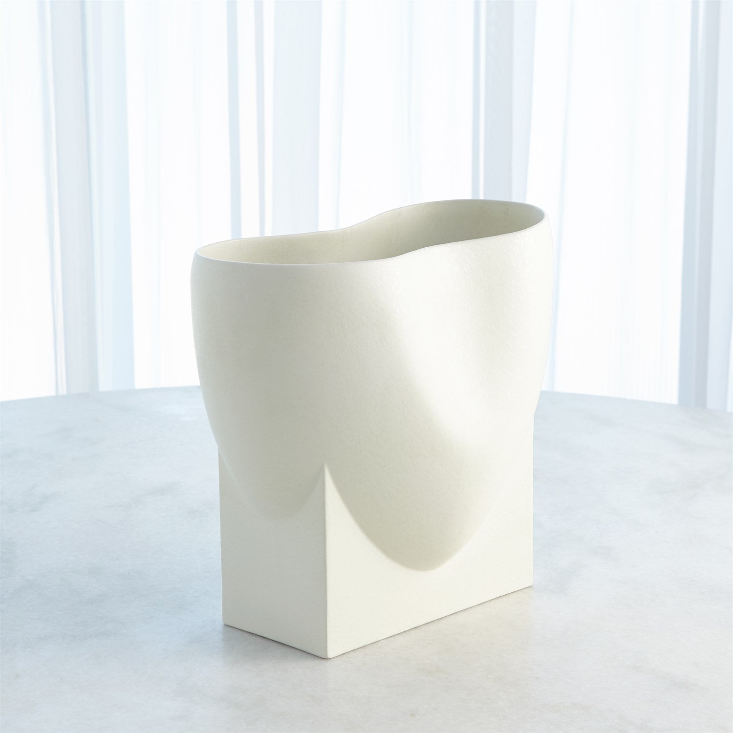 Global Views Orpheus Vases & Bowl - Ivory