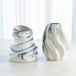 Global Views Melting Vase - Indigo Drip