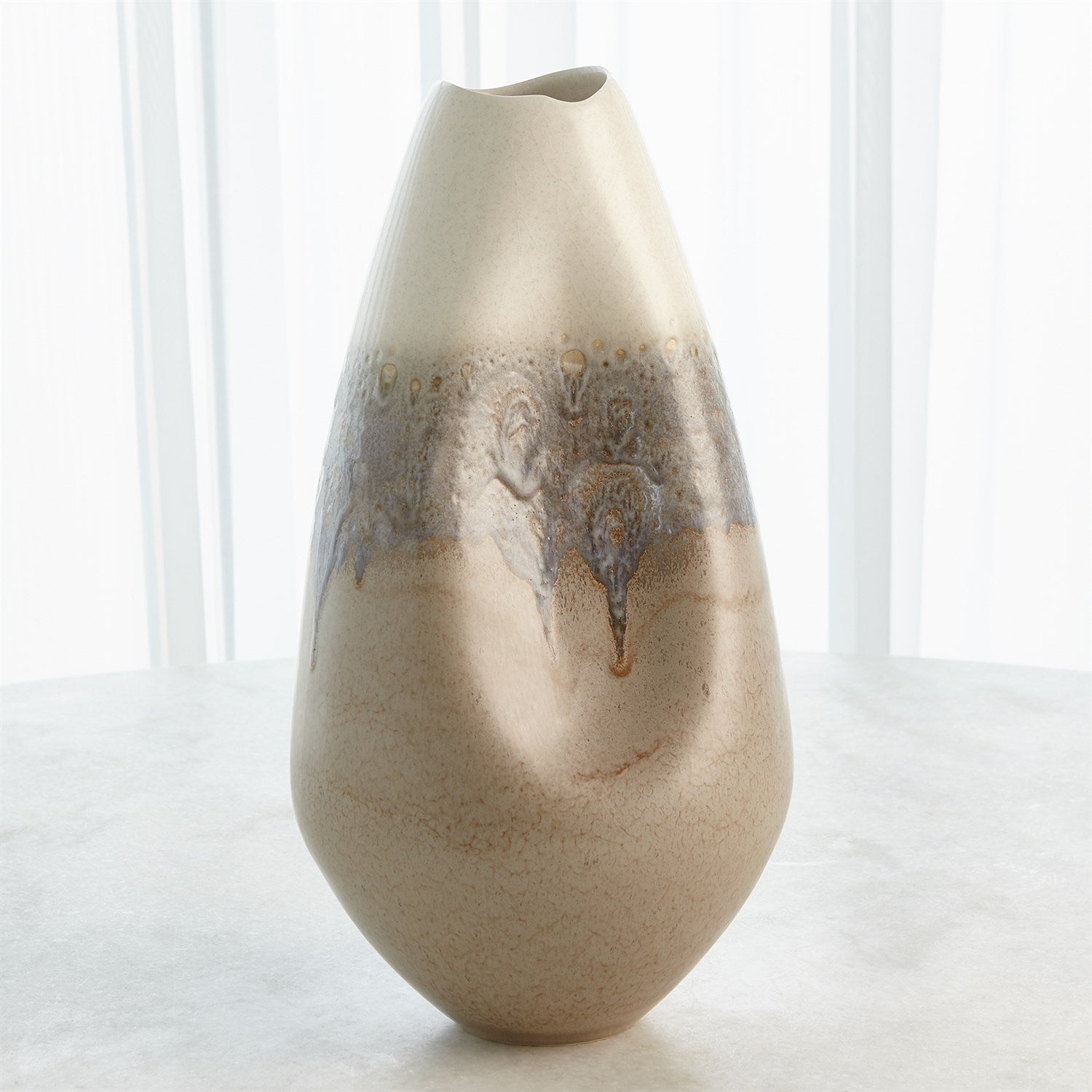 Global Views Cream Rises Dented Collection