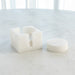 Global Views Alabaster Coasters - Set of 8 with Holder