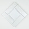 Global Views Diamond Shape Mirror - Silver Leaf