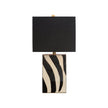 Wildwood Safari Black White Table Lamp