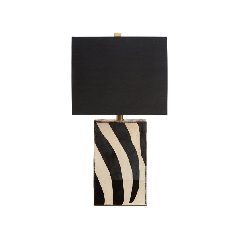 Wildwood Safari Black White Table Lamp