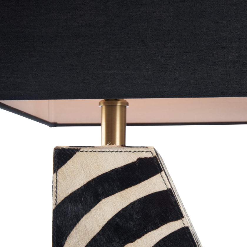 Wildwood Safari Black White Table Lamp