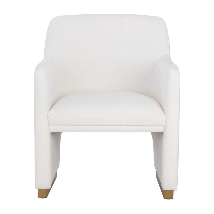 Sunpan Jaime Dining Armchair - Fior Vanilla