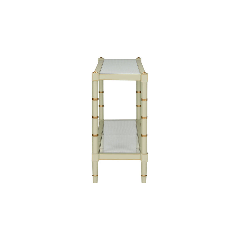 Chelsea House Conner Cane Console Table