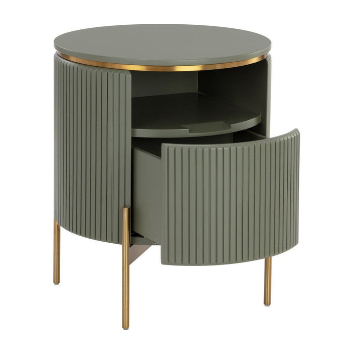 Sunpan Paloma End Table - Sage Green