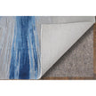 Feizy Kawai 8984F Modern Abstract Rug in Blue/Gray