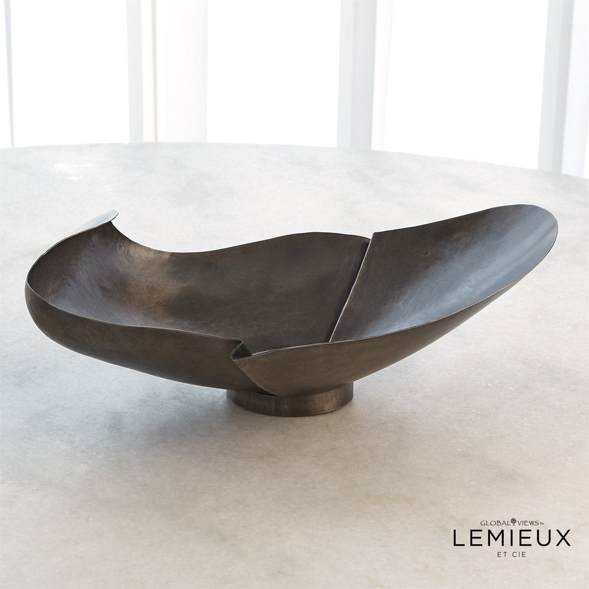 Global Views Creased Rolled Bowl