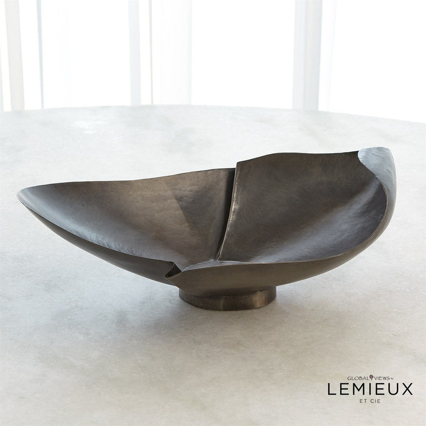 Global Views Creased Rolled Bowl