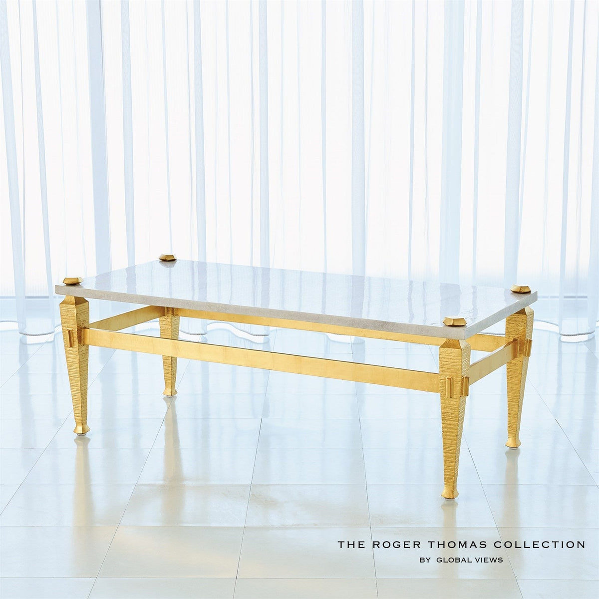 Global Views Roman Coffee Table