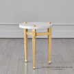 Global Views Gold Roman Drinks Table