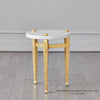 Global Views Gold Roman Drinks Table