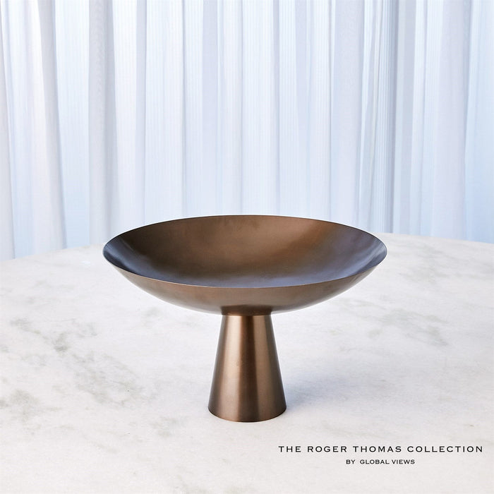 Global Views Fontana Compote - Bronze