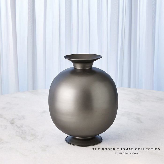 Global Views Bronzino Orb Vase - Genmetal