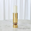 Global Views Romano Brass Candle Holder