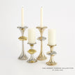 Global Views Gabriel Candle Holder - Nickel