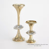 Global Views Gabriel Candle Holder - Brass