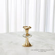 Global Views Gabriel Candle Holder - Brass