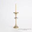 Global Views Gabriel Candle Holder - Brass