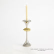 Global Views Gabriel Candle Holder - Nickel