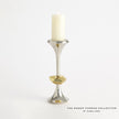 Global Views Gabriel Candle Holder - Nickel