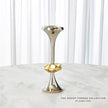 Global Views Gabriel Candle Holder - Nickel