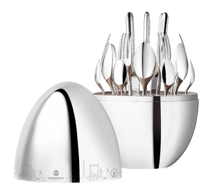 Christofle MOOD Silver Plated Skyline - 24 Pieces