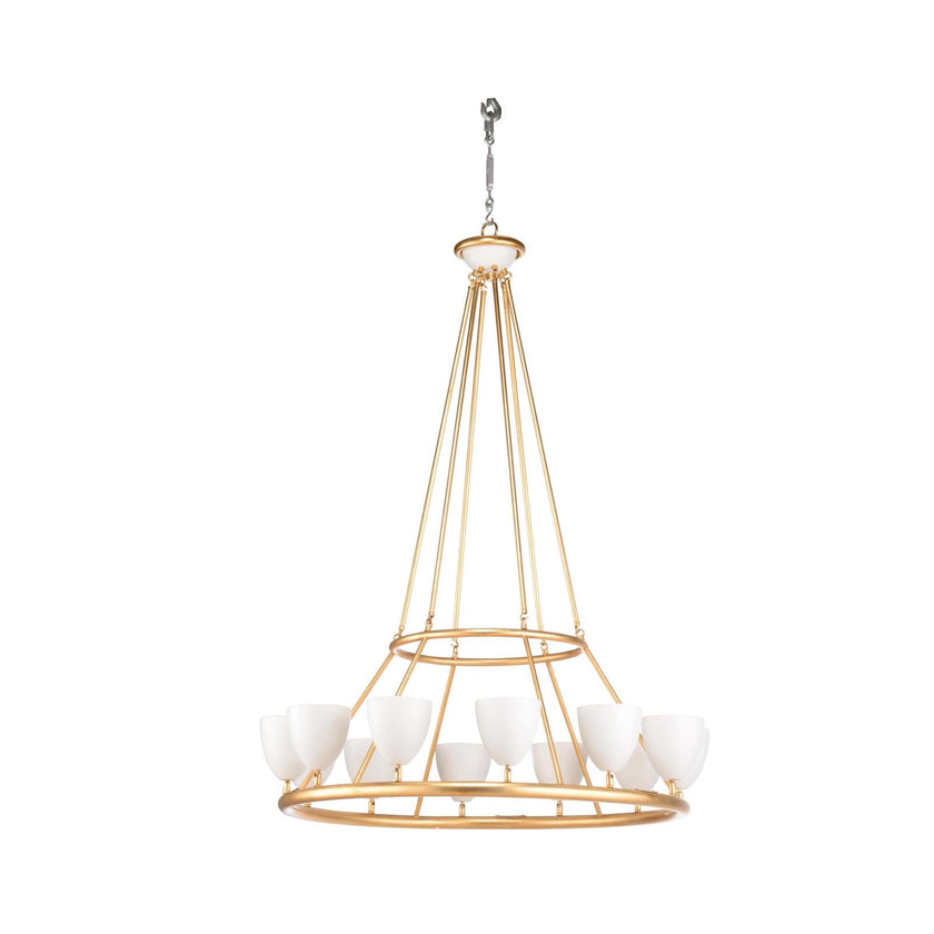 Wildwood Marilyn Gold Leaf Chandelier