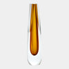Global Views Triangle Cut Glass Vase