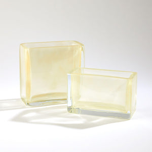 Global Views Vega Rectangle Block Vase