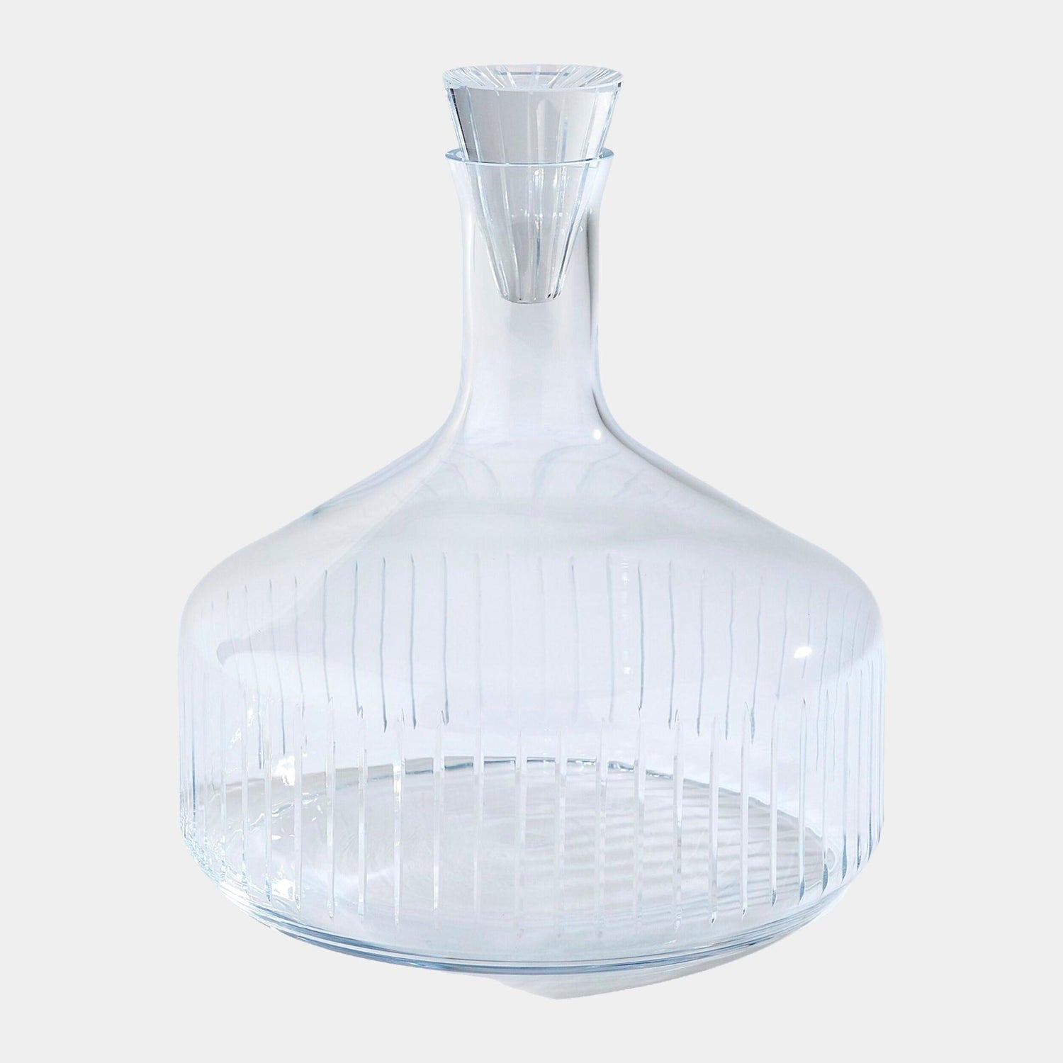 Global Views V Cut Decanter Clearance