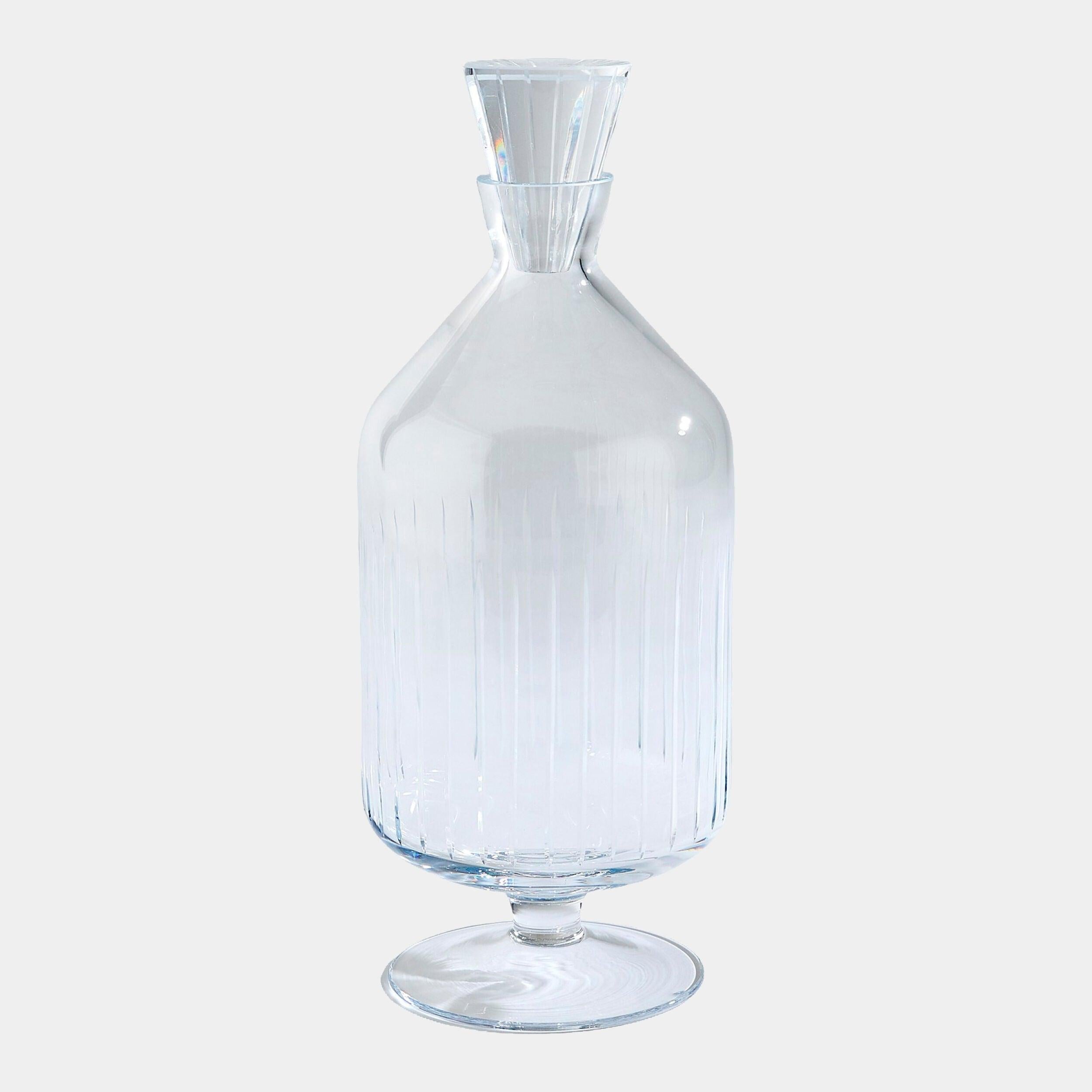 Global Views V Cut Decanter Clearance