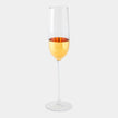 Global Views Metallic Orb Champagne Flute