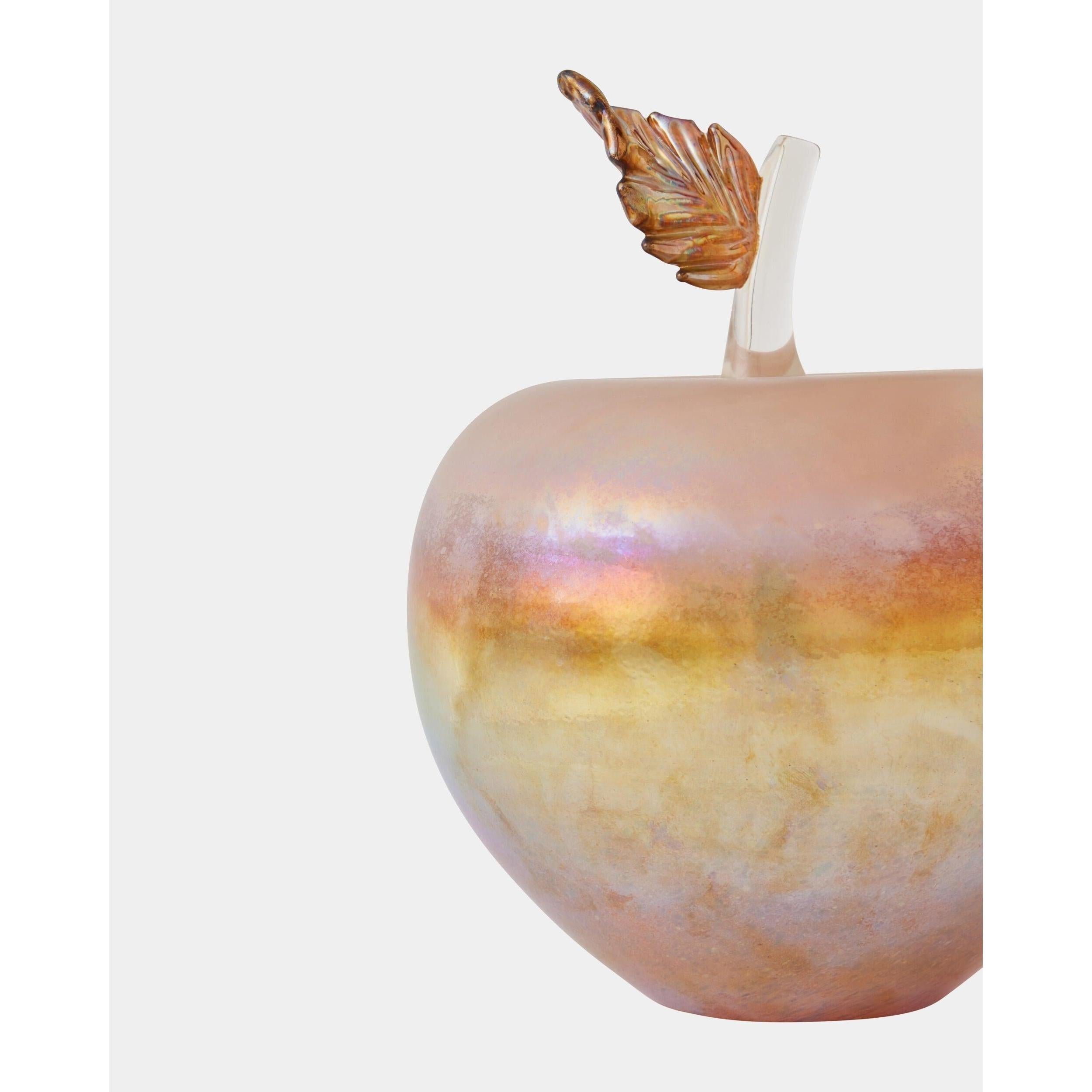 Global Views Glass Apple Sculpture